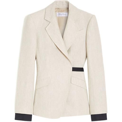 Max Mara giacca con cut-out - toni neutri