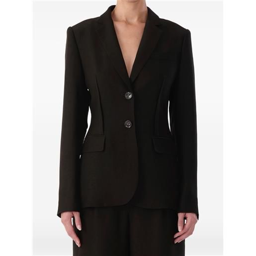 Jason Wu Collection twill single-breasted blazer - nero