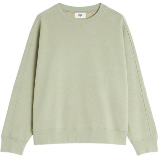 Maison Kitsuné felpa girocollo - verde