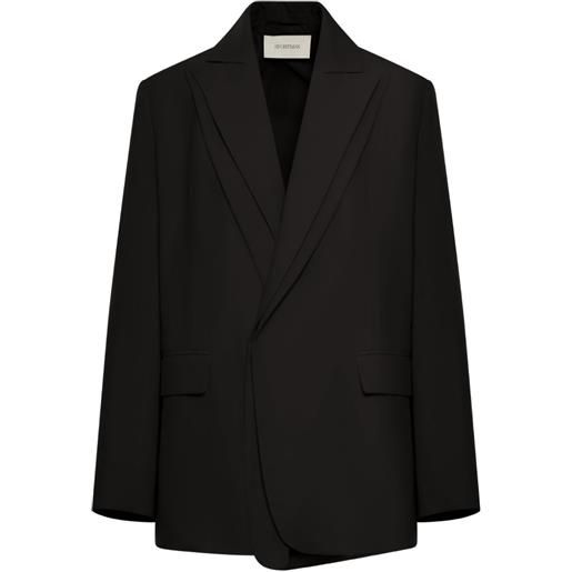 Sportmax blazer con bottoni - nero