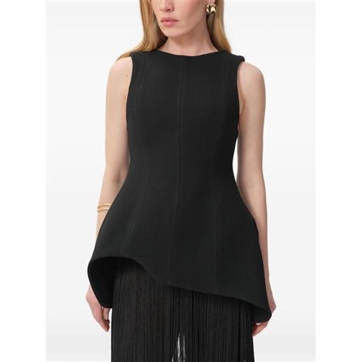 CONCEPTO blusa asimmetrica lumen - nero