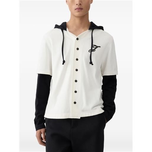 Jacquemus felpa con cappuccio the letro - toni neutri