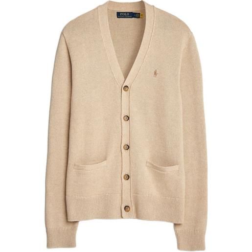 Polo Ralph Lauren cardigan con logo - toni neutri