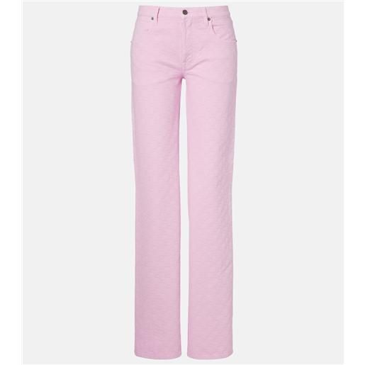 Gucci jeans regular in jacquard gg