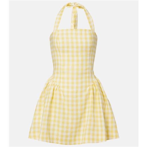 Faithfull abito corto venza in lino