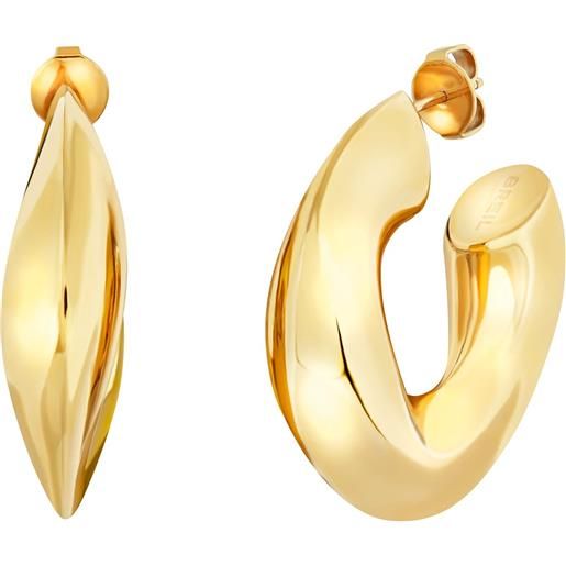 Breil, Collezione Tetra Goes Big, Orecchini Donna in Acciaio Lucido