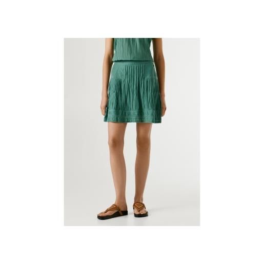 Pepe Jeans per donna. Pl9011905 gonna verde deborah [3316800], casual, cotone
