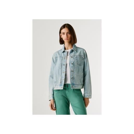 Pepe Jeans per donna. Pl40244632v1 giacca blu normale [3319038], casual, cotone, denim