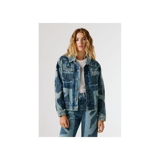 Pepe Jeans per donna. Pl4024455 giacca blu jude [3319070], casual, cotone, denim