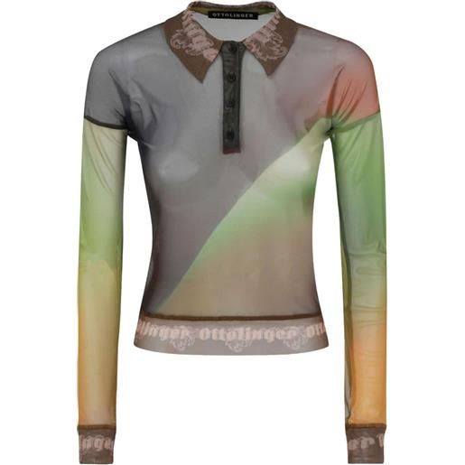 Ottolinger polo con inserti - multicolore