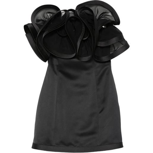 Elisabetta Franchi ruffled dress - nero