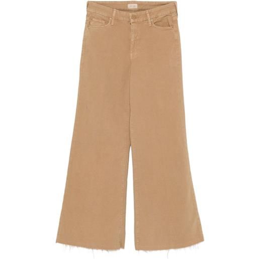 MOTHER jeans con frange - toni neutri
