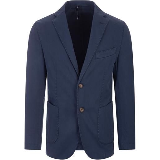russocapri blazer oxford monopetto - blu