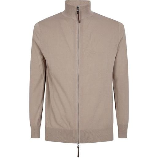 Ballantyne cardigan con zip - toni neutri