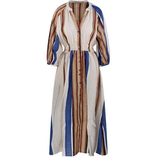 Mr.Mrs Shirt striped button-up dress - toni neutri
