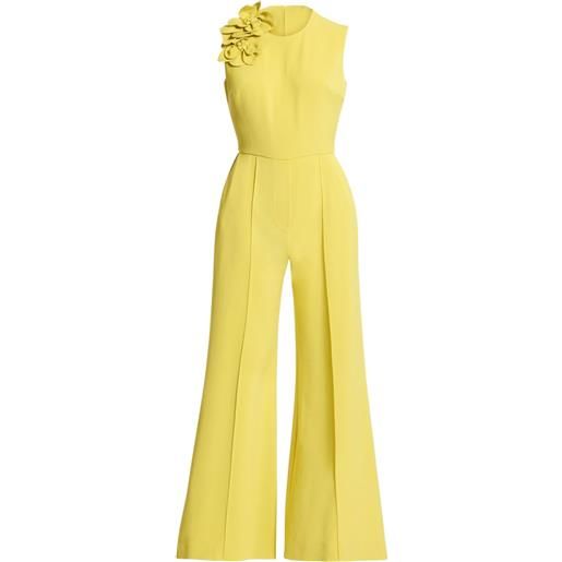Elie Saab tuta intera con applicazione - giallo