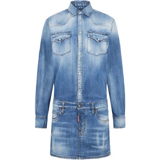 DSQUARED2 abito denim - blu