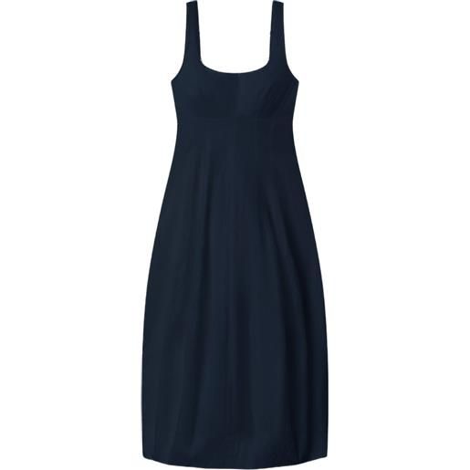 A.L.C. abito midi veda con scollo quadrato - blu