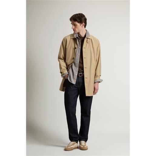 Woolrich uomo soprabito lamar in light ramar beige taglia s