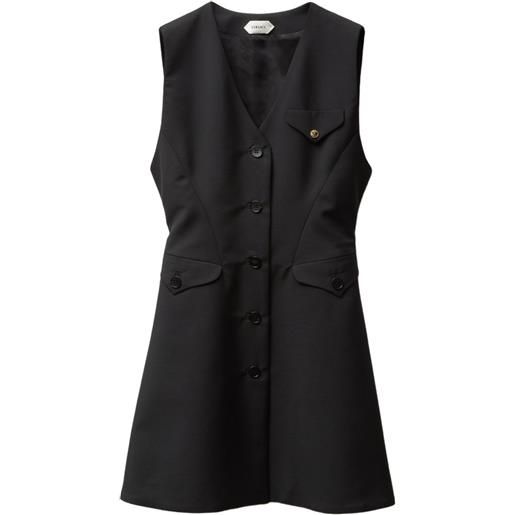 Versace abito con scollo a v - nero