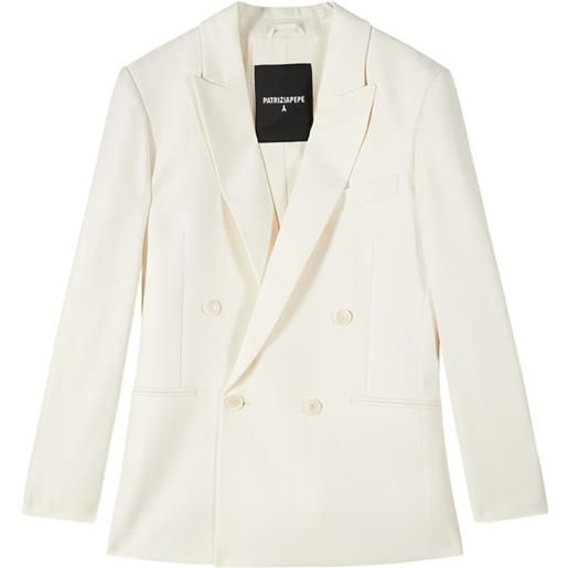 Patrizia Pepe blazer doppiopetto - bianco