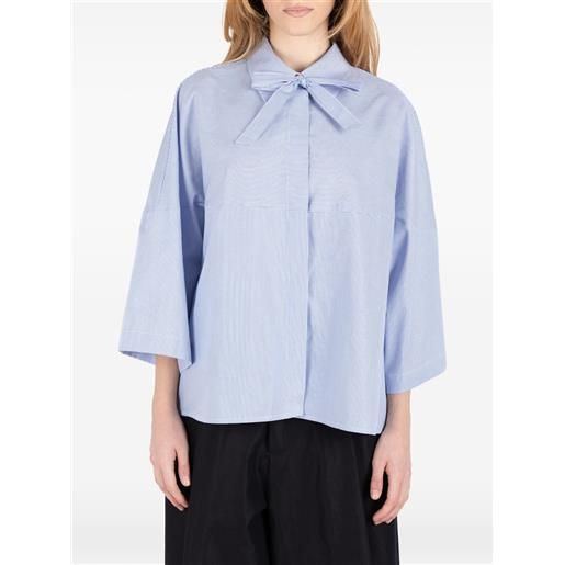 Société Anonyme camicia sakamoto a righe - blu