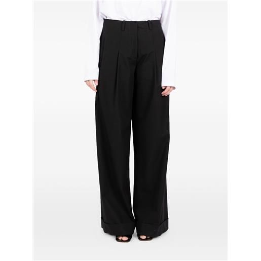 Société Anonyme pantaloni a gamba ampia - nero