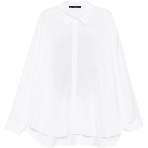 SONGZIO camicia con ricamo - bianco