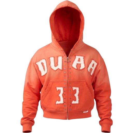 duaa felpa con cappuccio - arancione