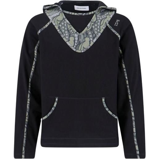 Kiko Kostadinov felpa gizi con scollo a v - nero