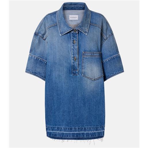 Givenchy abito corto di jeans oversize