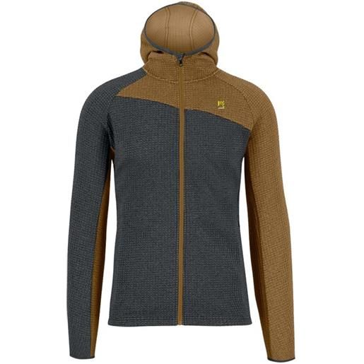 Karpos averau full zip hoodie fleece, woodl gray/bronze