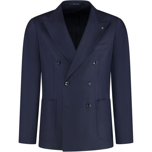 Tagliatore blazer in lana vergine - blu