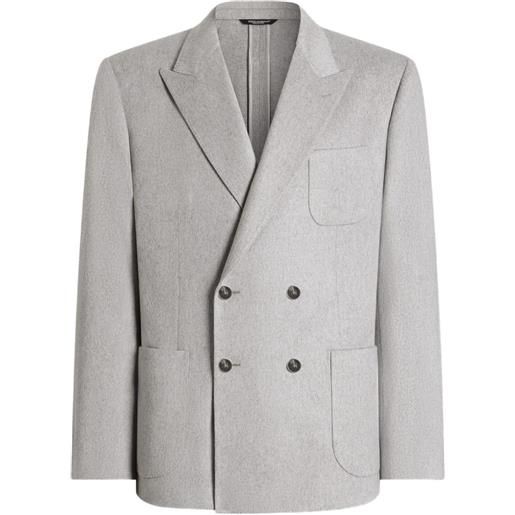 Dolce & Gabbana giacca doppiopetto - grigio