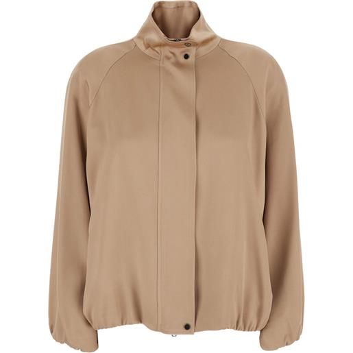 Antonelli giacca grace con zip - toni neutri