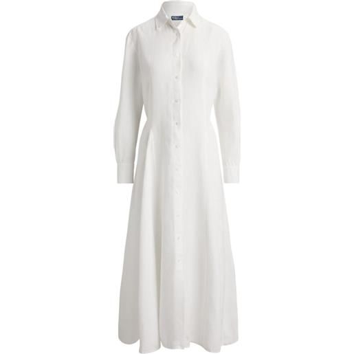 Polo Ralph Lauren chemisier svasato florence - bianco