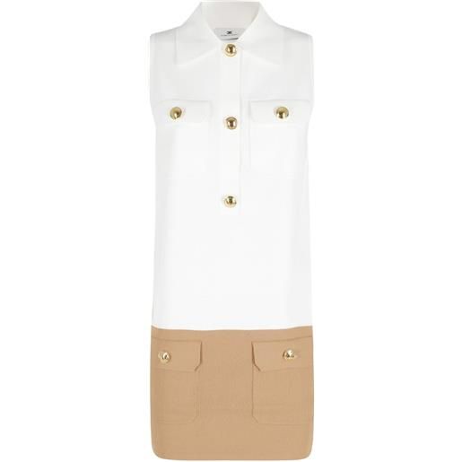 Elisabetta Franchi chemisier con tasche - bianco