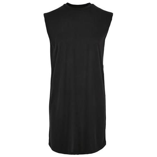 Urban Classics ladies modal padded shoulder tank dress vestito, nero, xs donna