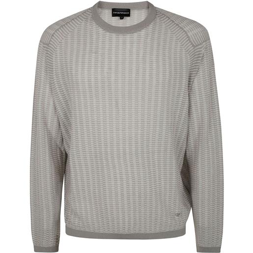 Emporio Armani maglione girocollo - grigio