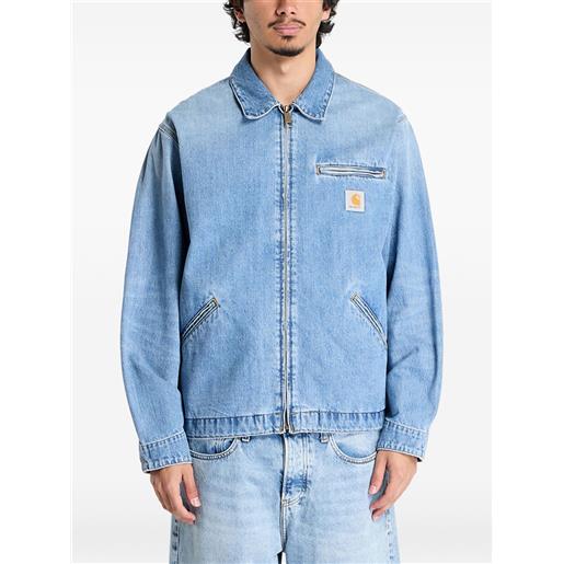 Carhartt WIP giacca con zip e tasca - blu