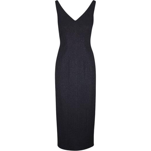 Adam Lippes v-neck sleeveless dress - nero