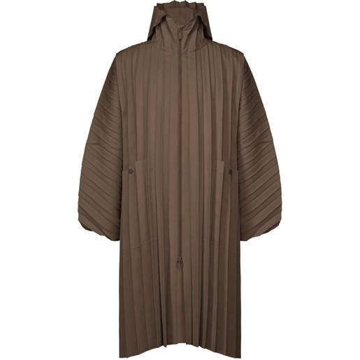 Homme Plissé Issey Miyake giacca plissettata - marrone