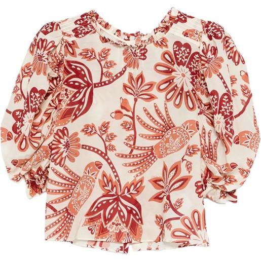 FARM RIO flower blouse