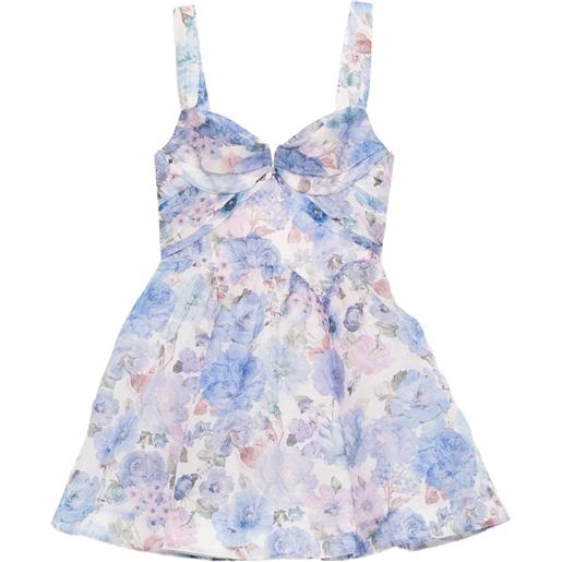 Zimmermann rebellion drape mini dress