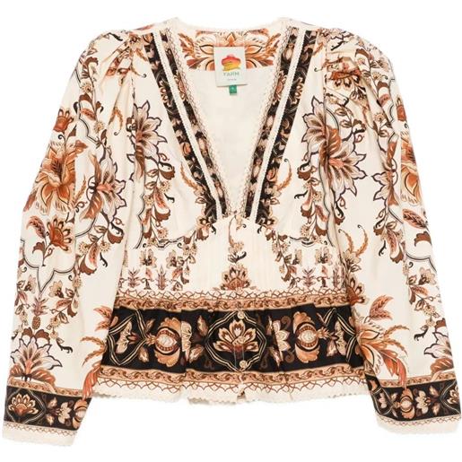 FARM RIO majestic garden blouse