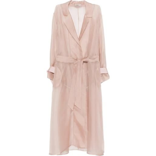 Herno soprabito in organza di seta