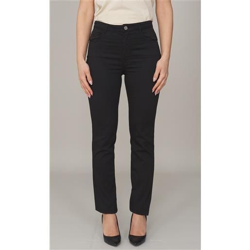 Trussardi pantalone trussardi 105 skinny leggero nero, colore nero