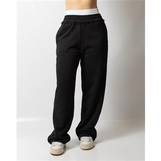 Comme Des Fuckdown pantalone comme des fuckdown in felpa con doppia fascia donna