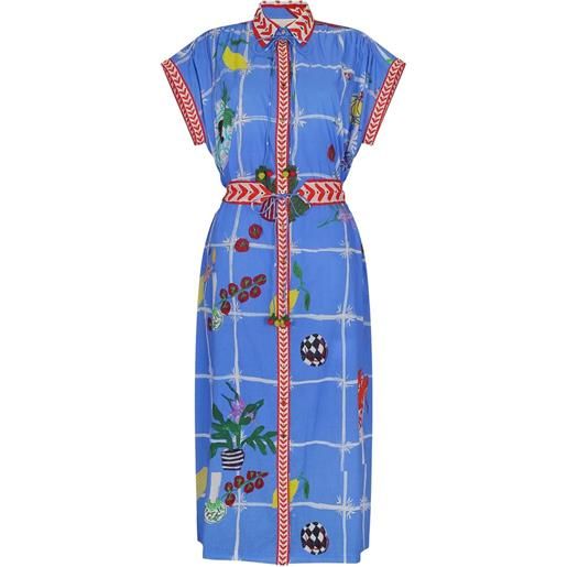 Carolina K valerie dress - blu