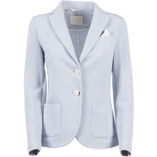 Circolo 1901 slim-fit honeycomb jacket - blu